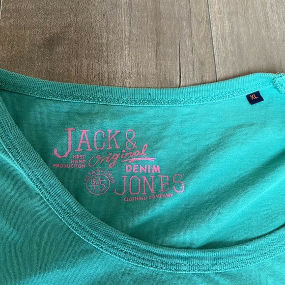 Jack & Jones Scoop-Neck Graphic T-shirt Mens XL - Picture 4 of 5